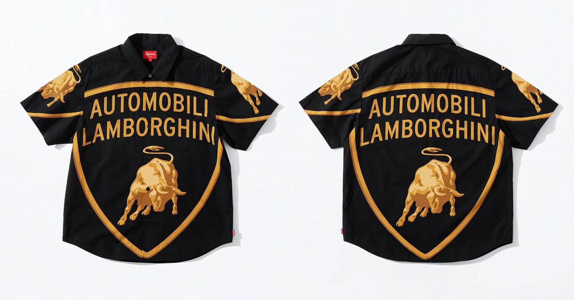 Supreme X Lamborghini Camicia nera