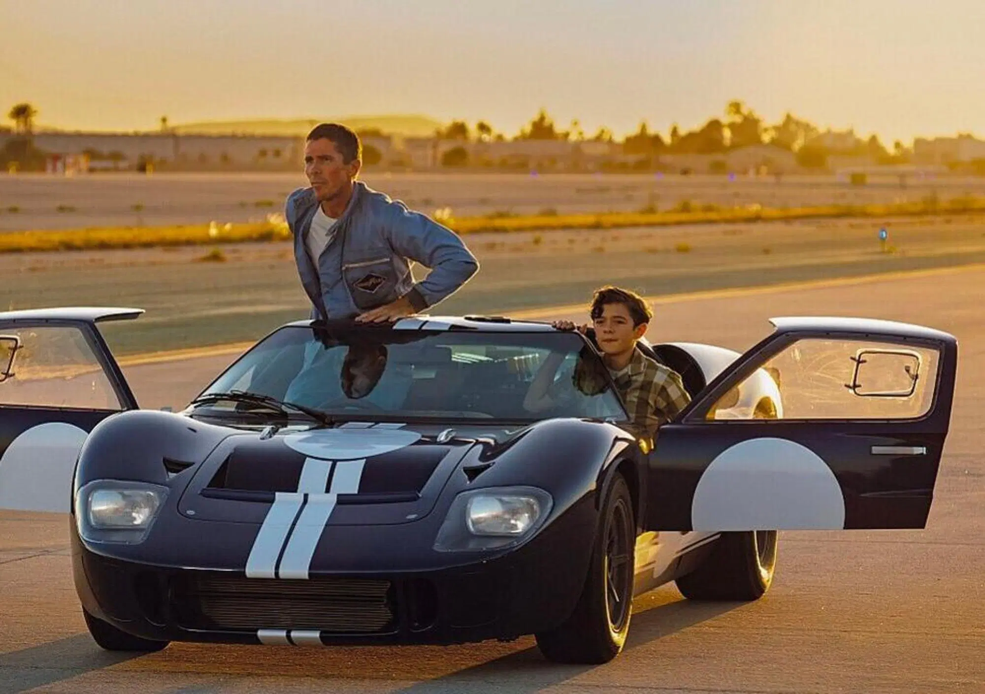 Ken Miles testa la Ford GT (Film Le Mans '66)
