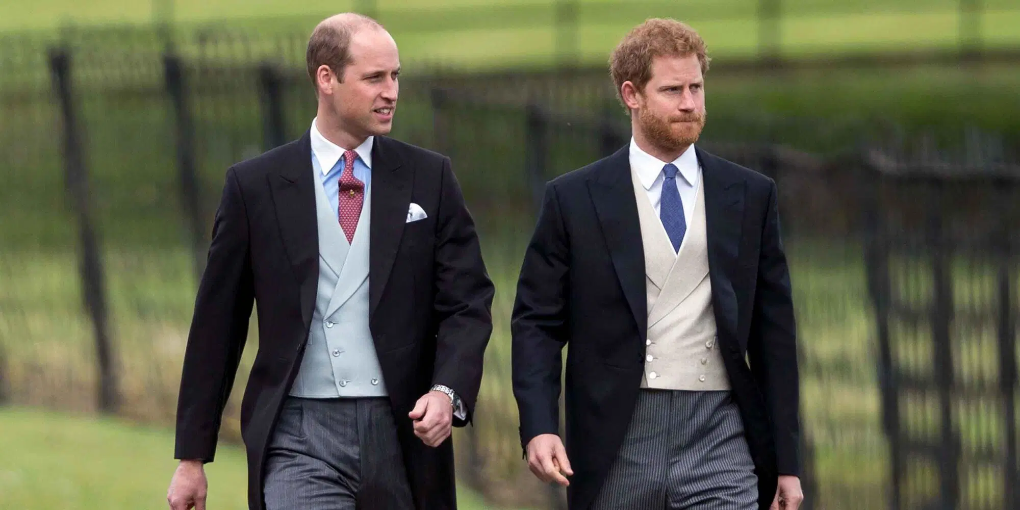 William e Henry d'Inghilterra in abiti da cerimonia