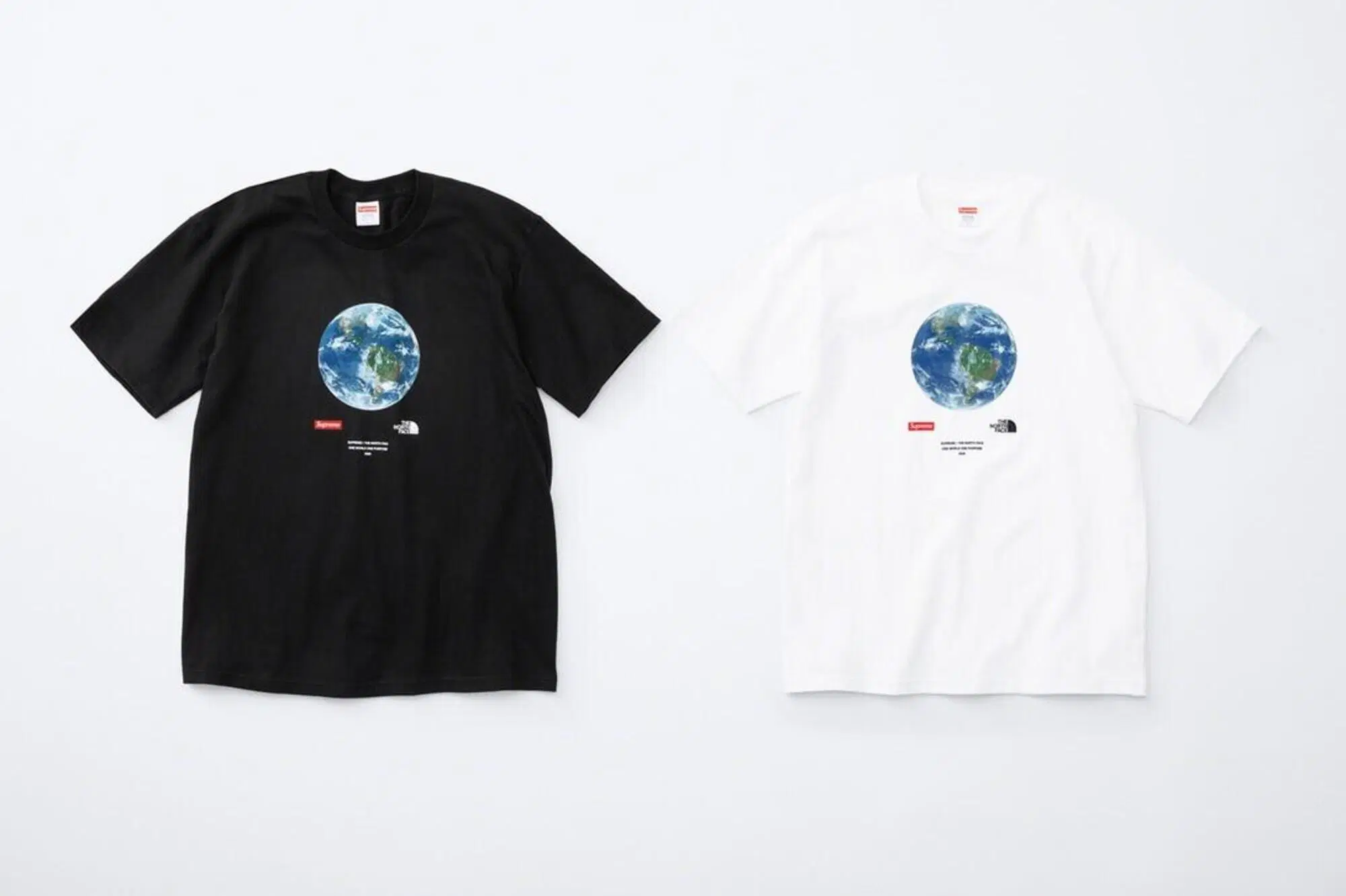 Supreme x The North Face one world tee