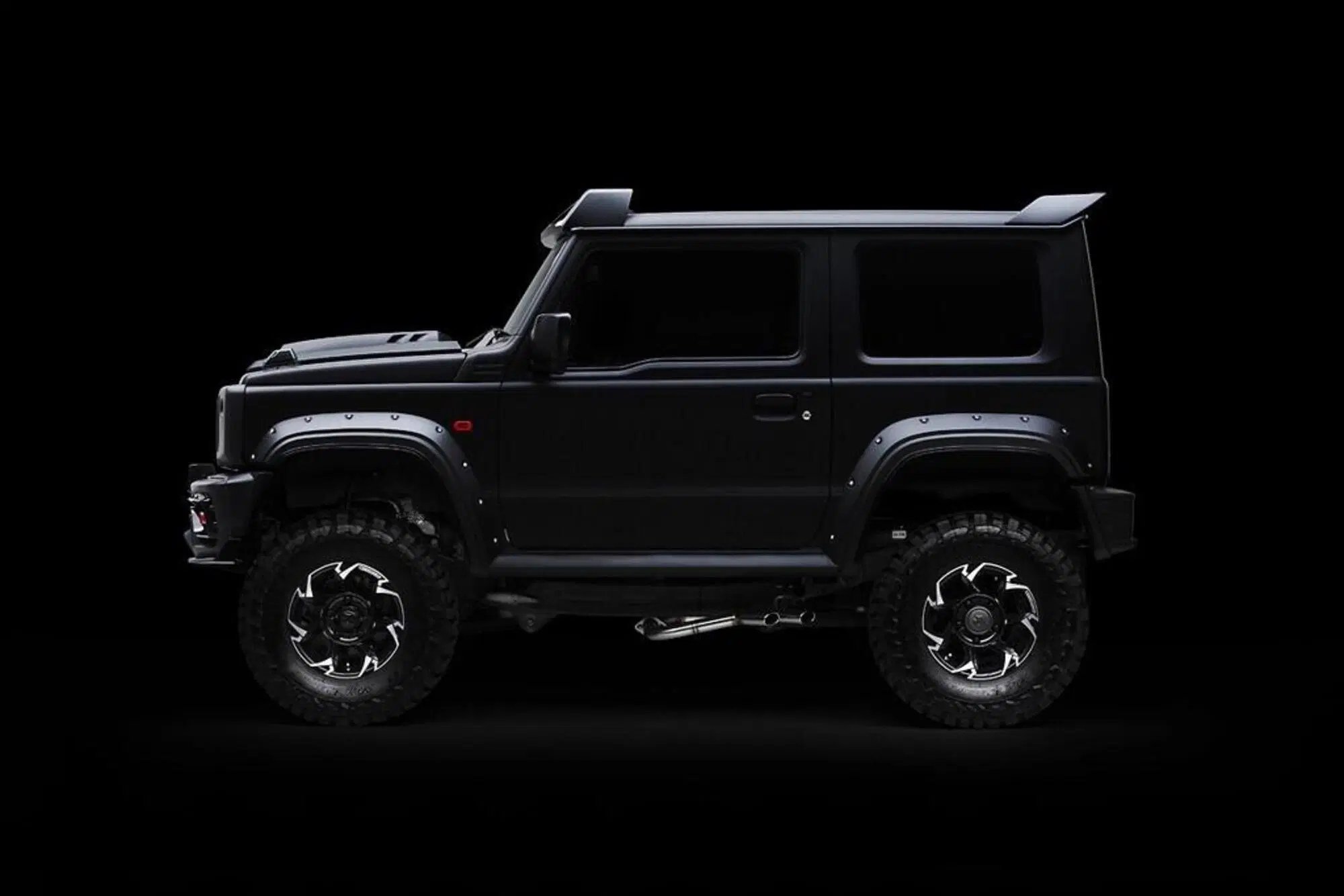 Suzuki Jimni Wald Black Bison Kit latrale