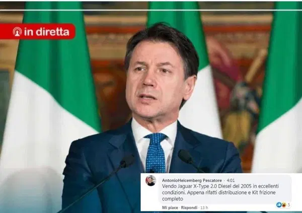 Dirette di Conte come Telemarket. Tra i commenti si vende di tutto: da una Jaguar a una capra tibetana