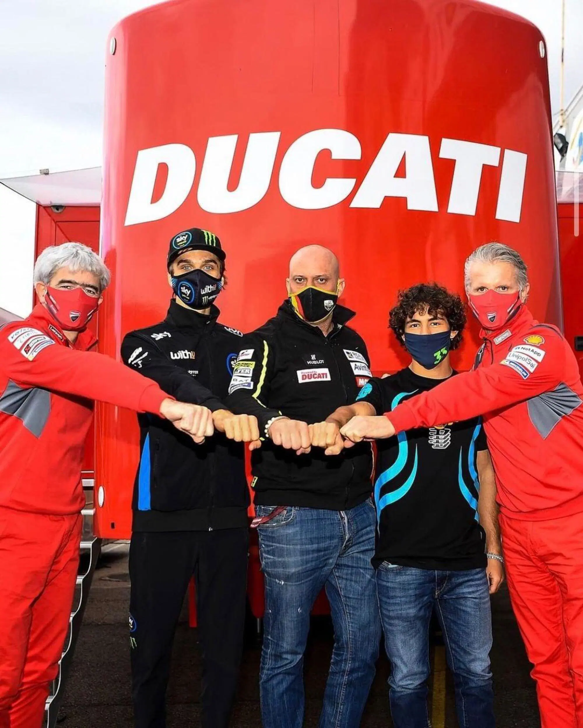 Dall'Igna marini Bastianini Ciabatti Ducati Valencia 2020