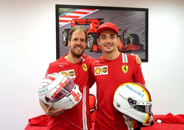 Vettel e la dedica a Leclerc: "Sei il pilota con pi&ugrave; talento che io abbia incontrato. Non sprecarlo"