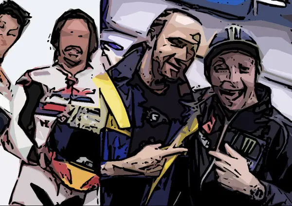 Hamilton come Alonso: "Che paura guidare le moto di Rossi e Marquez"
