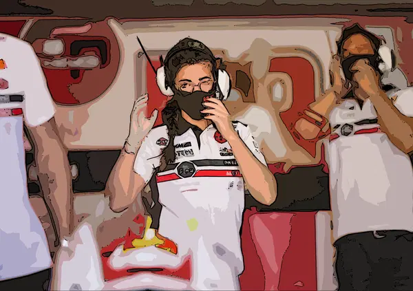 Patricia Pacheco, l'ingegnere aerospaziale della Sic58 che fa filare pure Paolo Simoncelli