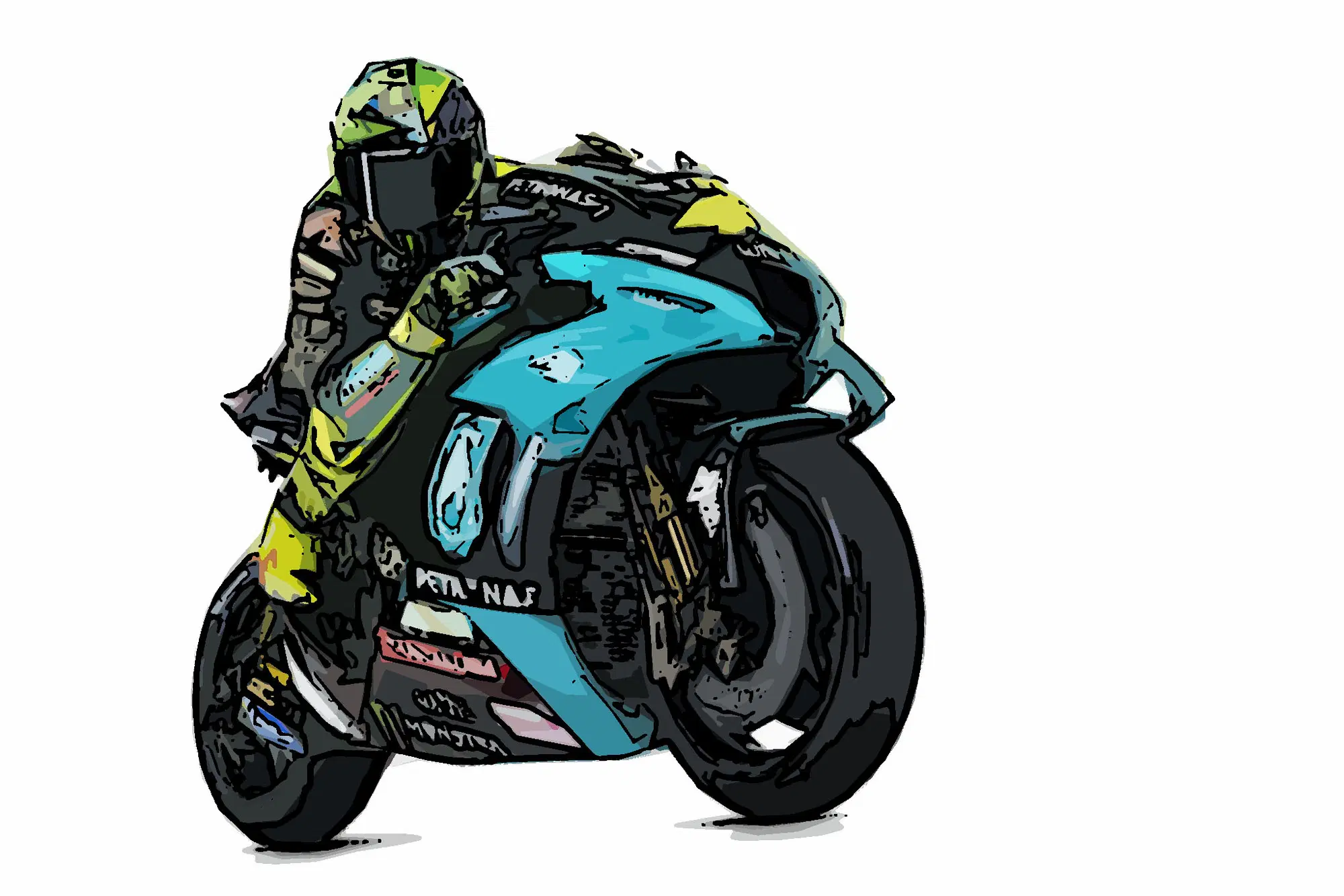 Valentino Rossi Petronas Yamaha M1 2021 new nuova colori tuta moto 3