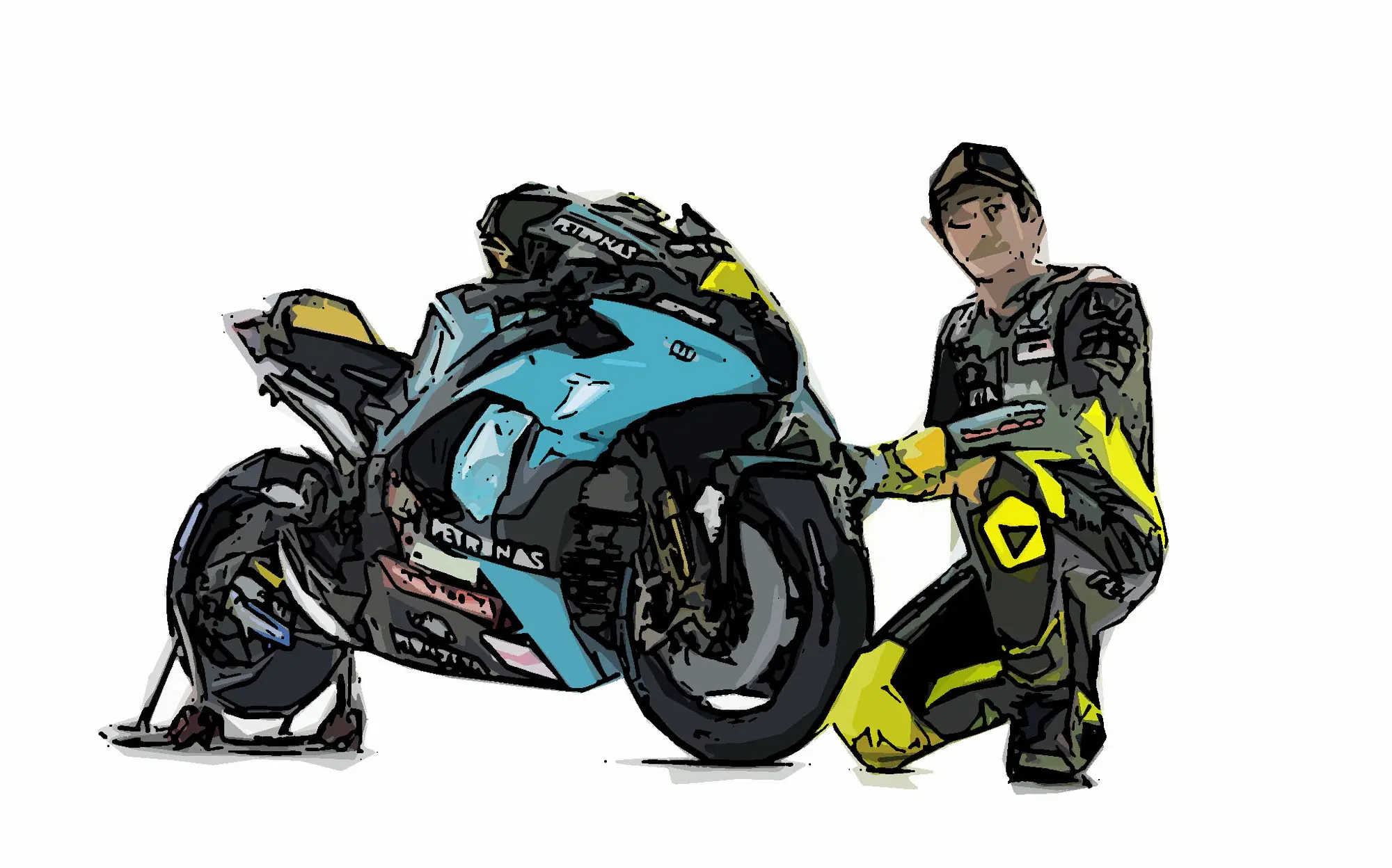 Valentino Rossi Petronas Yamaha M1 2021 new nuova colori tuta moto 5