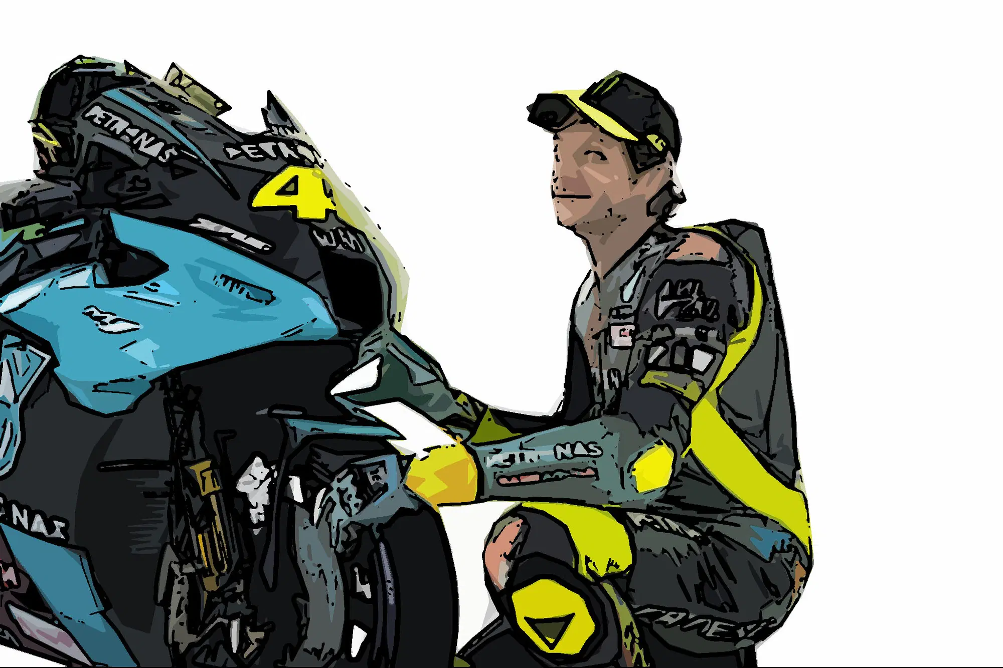 Valentino Rossi Petronas Yamaha M1 2021 new nuova colori tuta moto 7