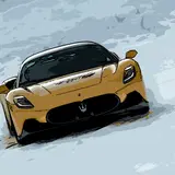 La cosa più bella che vedrete oggi?Una Maserati MC20 che drifta sul ghiaccio