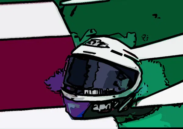 Lorenzo Savadori omaggia Gresini, il casco-replica &egrave; un'opera d'arte