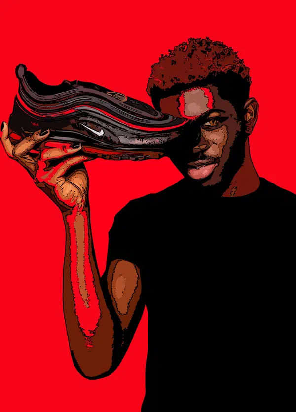 Lil Nas X &egrave; il nuovo Marilyn Manson: le sue scarpe sataniche hanno il sangue nella suola