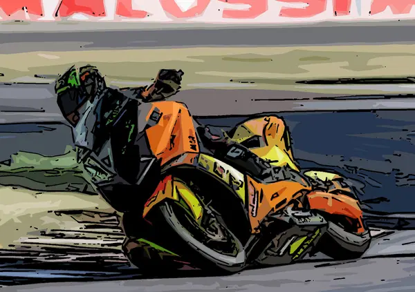 Luca Salvadori corre nel Trofeo Malossi con un Yamaha T-Max 560