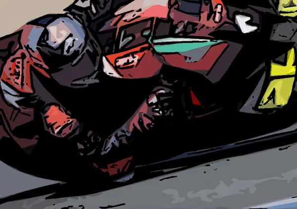 Andrea Dovizioso al Mugello con l'Aprilia: ecco le prime immagini