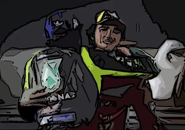 Pecco Bagnaia: sembra il solito Valentino Rossi, ma forse dentro accusa il colpo