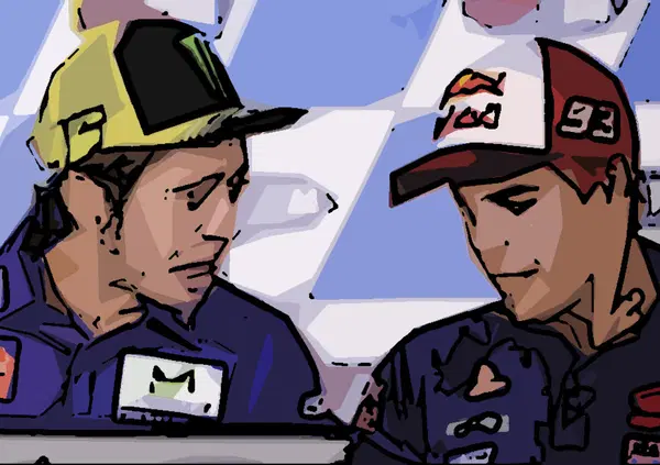 Valentino Rossi e Marc Marquez dovrebbero scambiarsi i difetti