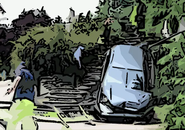 Vola con l'auto da un terrazzo del parco e falcia un bambino, il 72enne aveva la patente ritirata