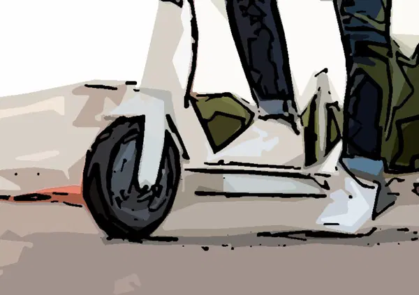 Sul monopattino elettrico senza casco: prima multa a Genova
