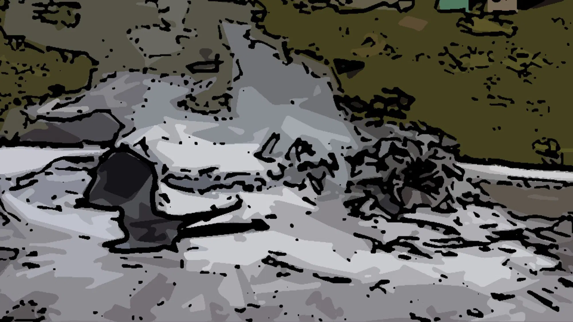 McLaren 12C quello che resta dopo l'incendio sul Passo Pordoi