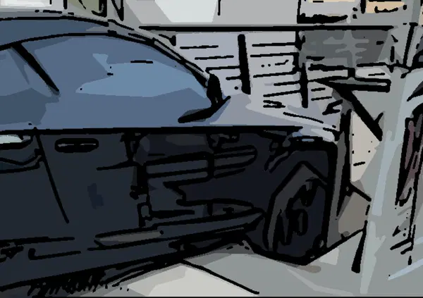 Arriva con l&rsquo;Audi TT e la parcheggia sulle scale: la folle scena a Rimini
