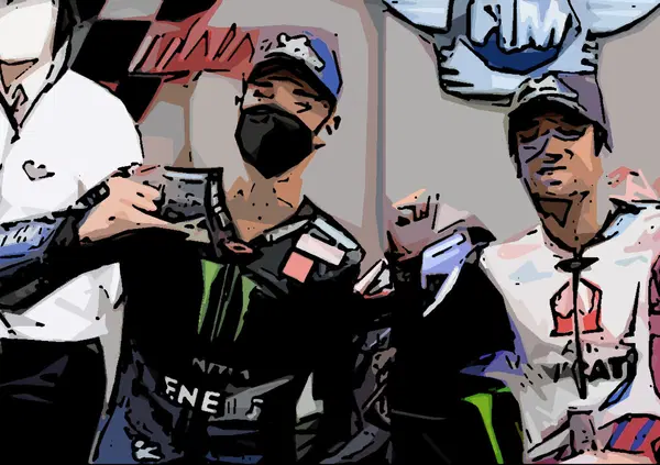 Valentino Rossi docet: Fabio Quartararo e Johann Zarco al lavoro per copiarlo... in salsa francese