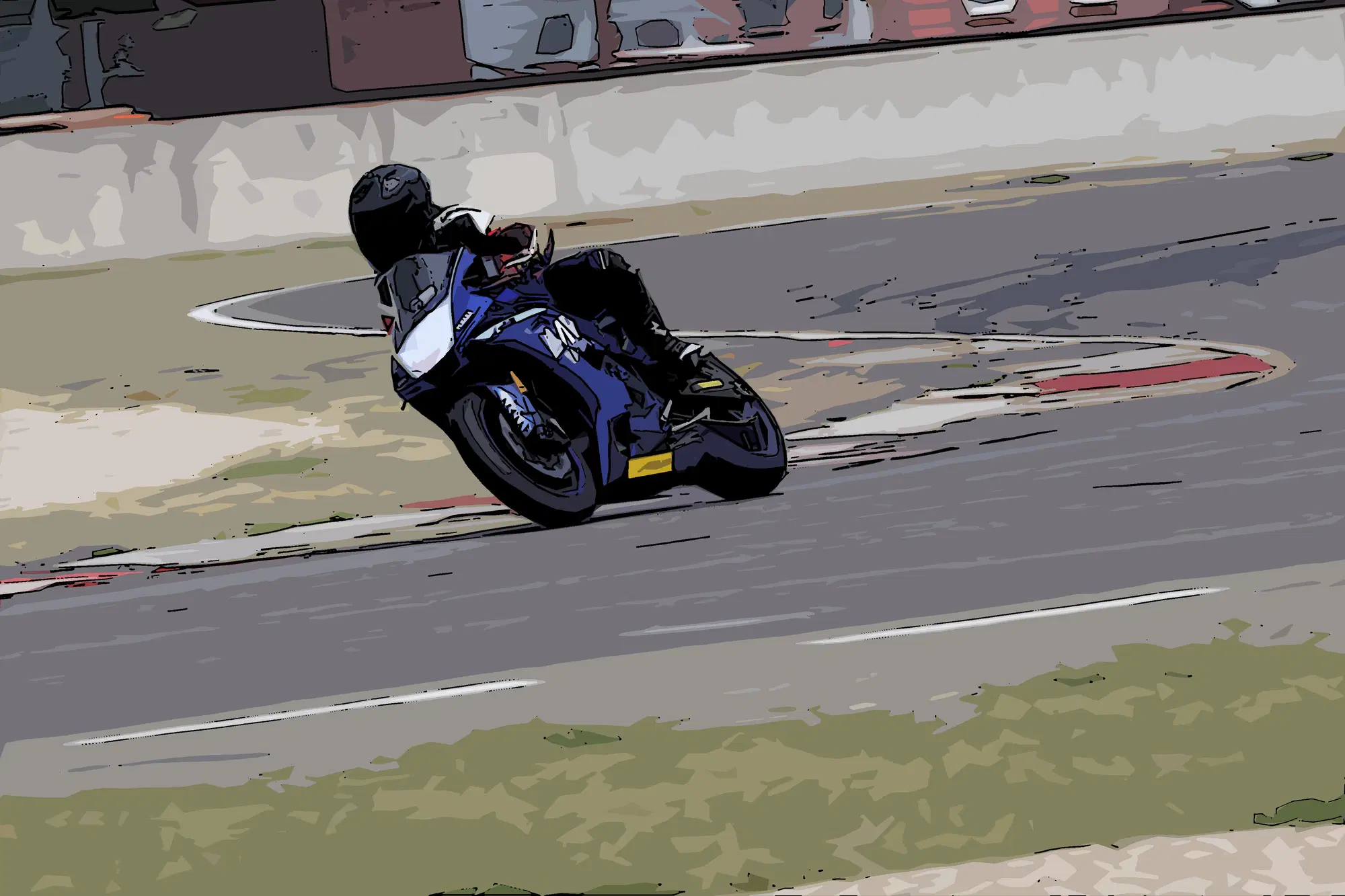 Luca Pedersoli corso pista 1 Tazio Nuvolari Yamaha R1