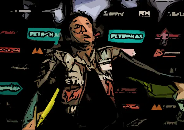 Valentino vintage: d&agrave; spettacolo in pista e nel dopo gara: &ldquo;Quando ho visto che ero terzo mi sono cagato addosso&rdquo; [VIDEO]