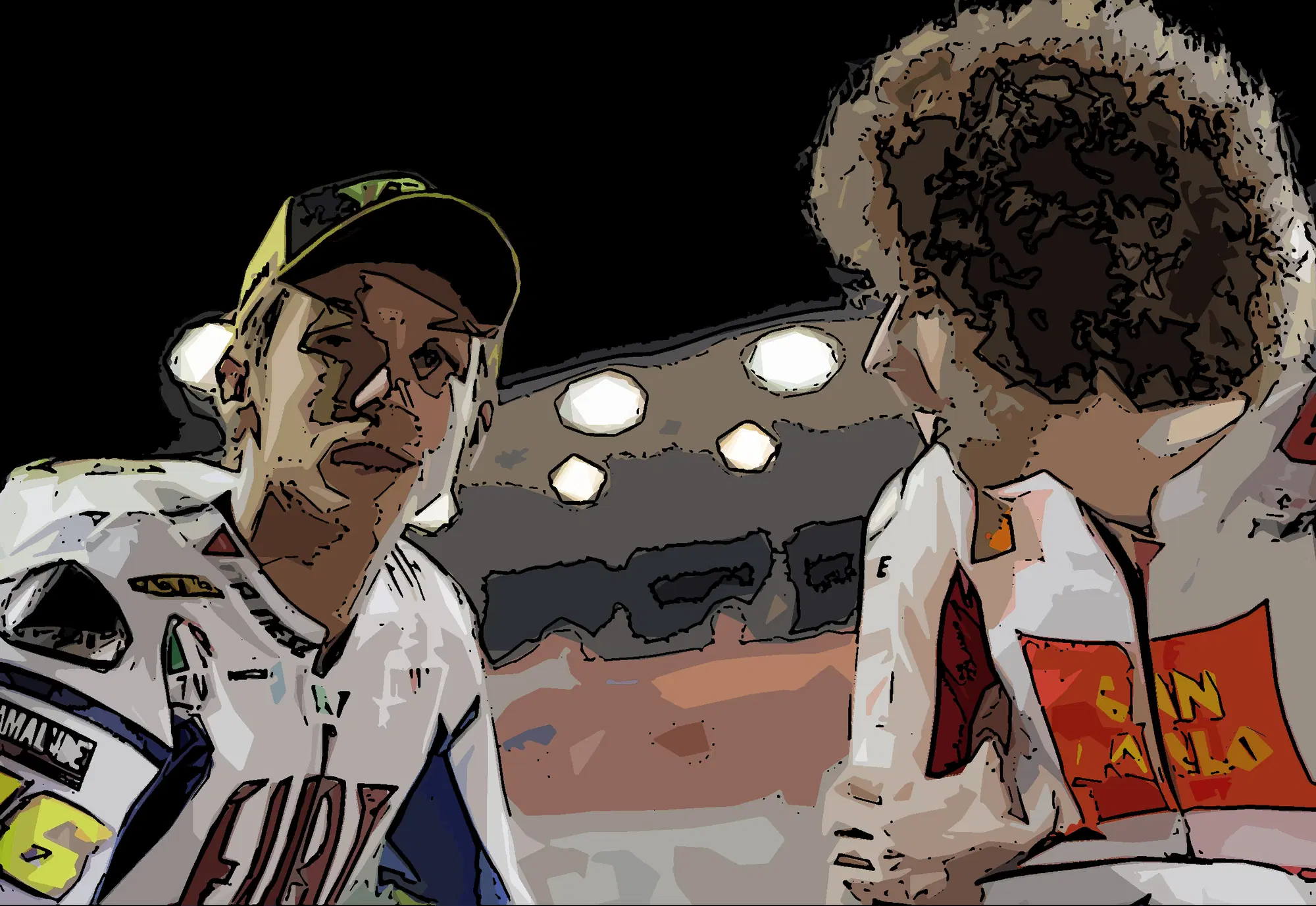 Valentino Rossi e Marco Simoncelli