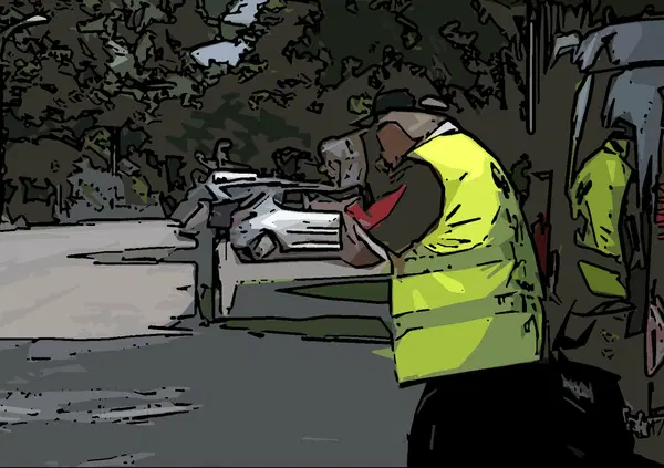 Look da poliziotto e phon come autovelox: la vendetta dell'anziano terribile [VIDEO]