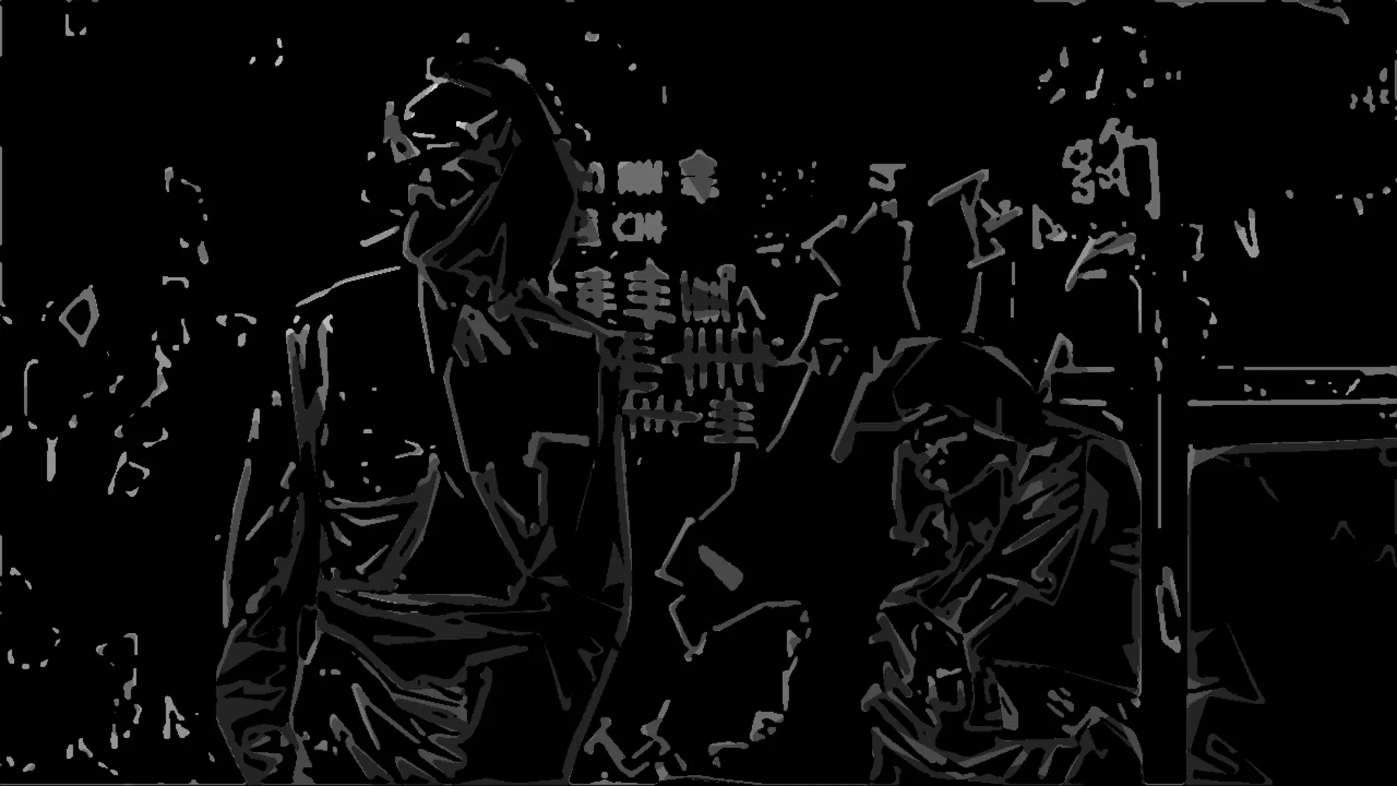 Benigni con Tom Waits in Daunbail&ograve;