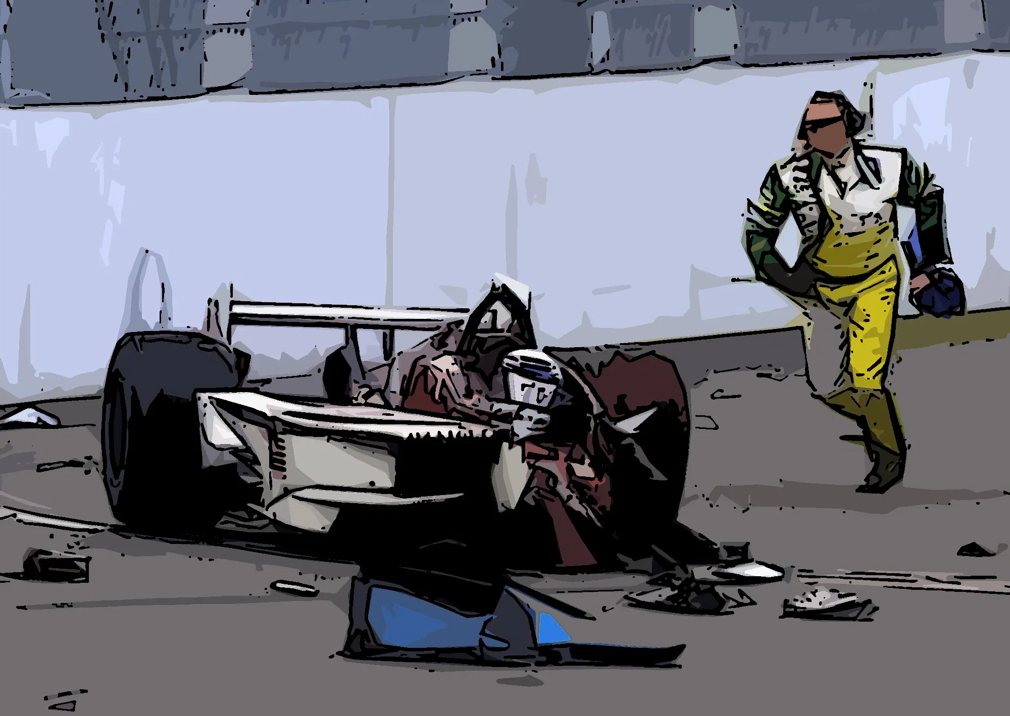 Alex Zanardi soccorsi incidente 2001