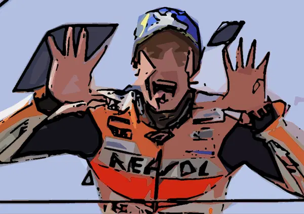Colpo di scena: Valentino tifa&hellip; Marc Marquez, che gli regala le saponette [FOTO e VIDEO]