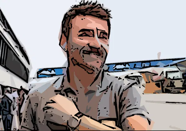 [VIDEO] Max Biaggi padre e... pilota! Non sa che dire al figlio che gioca con la sua Aprilia SBK