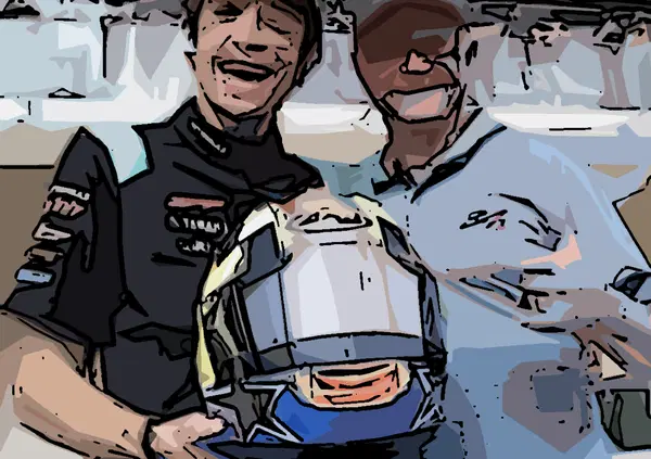 La braciola sulla chiappa di Rossi: l&rsquo;assurdo dialogo tra Rossi e Schwantz &ldquo;beccato&rdquo; per caso [VIDEO]