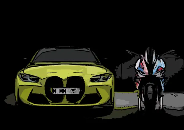 [VIDEO] Auto contro Moto: la sfida tra BMW M4 e BMW M 1000 RR. Safety a chi?