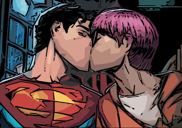 La notizia non &egrave; che Superman baci un giornalista, ma che un giornalista baci un supereroe (anzich&eacute;...)