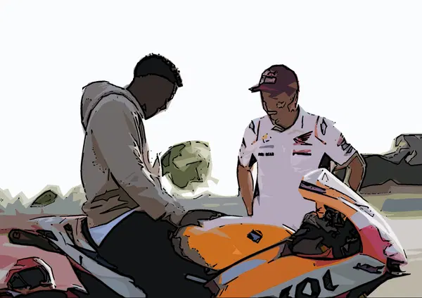 Ansu Fati, Marc Marquez e l&rsquo;indribblabile suono di una MotoGP [VIDEO]