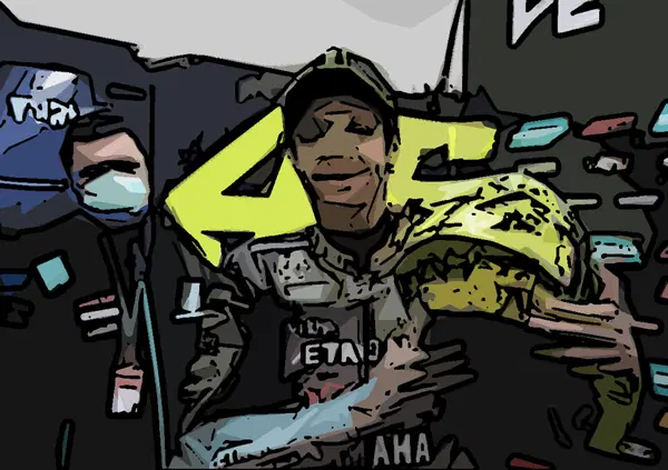 Quanto vale il casco di Valentino Rossi lanciato in tribuna a Misano?