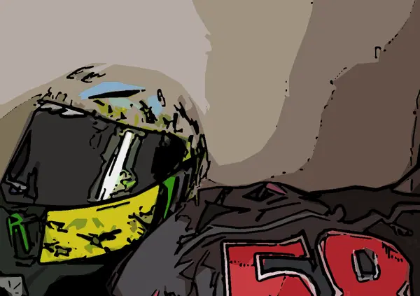 Il ragazzo che ha preso il casco di Vale: &ldquo;In tribuna ho vissuto un momentaccio. Ho capito solo dopo cosa avevo tra le mani. E ora ci far&ograve;&hellip;&rdquo;