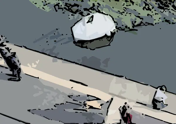 Old Lady, la Fiat 500 di marmo che brilla nel fiume Po