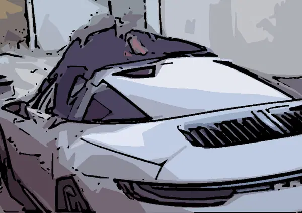 Salmo ci ha preso gusto: festeggia il &ldquo;platino&rdquo; con Kumite sdraiandosi su una Porsche 