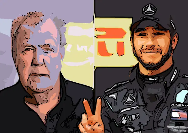 Jeremy Clarkson furioso con Hamilton per lo sponsor Kingspan (indagato nella strage di Grenfell Tower)