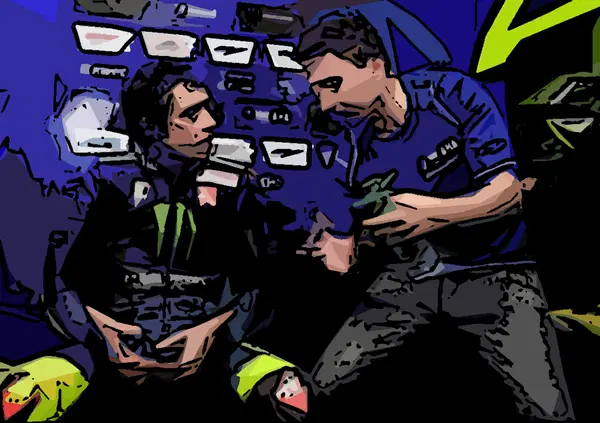 Dalla MotoGP alle auto: Jorge Lorenzo segue Valentino Rossi... ma soltanto da casa