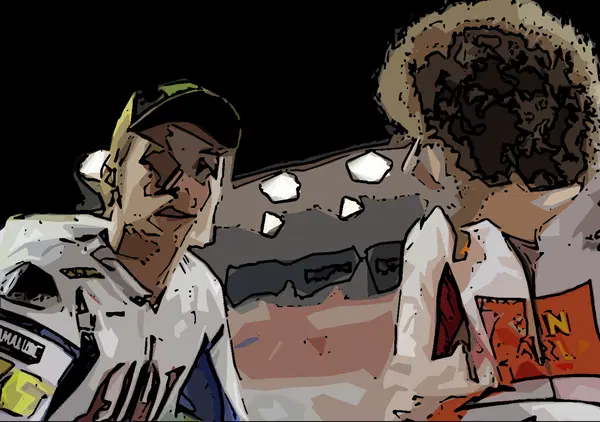 [VIDEO] Simoncelli prendeva in giro anche Rossi: &ldquo;Non sono riuscito a batterlo? L&rsquo;ho lasciato vincere"