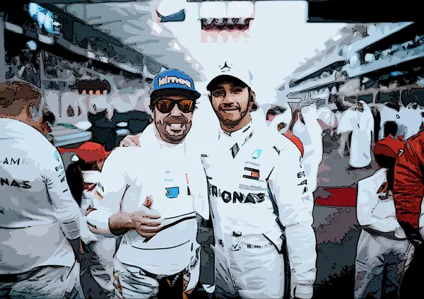 Alonso contro Hamilton: "Ha pochi rapporti con tutti e se ne va in giro vestito strano. All'inizio non era male, ma poi..."