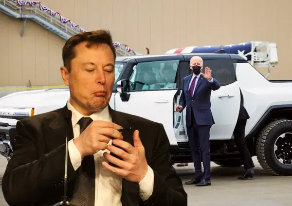 Auto elettriche, Biden snobba ancora Tesla e Musk si scatena: &ldquo;&Egrave; un pupazzo umido&rdquo;