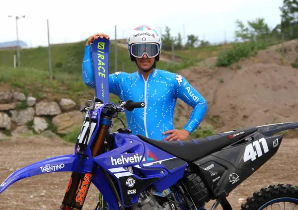 Dagli sci al motocross, l'azzurro Luca De Aliprandini &egrave; un gigante anche in sella: "Passione pura e &egrave; anche allenante"