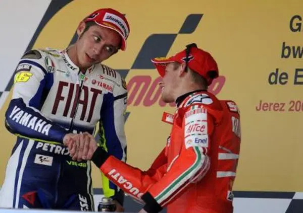 Stoner sulle vittorie di Valentino: &ldquo;Niente di spontaneo, tutto studiato. Godevo quando vincevano Lorenzo o Pedrosa"