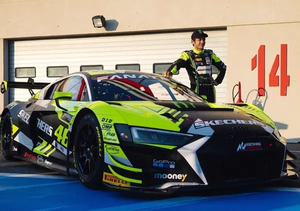 Svelata la nuova creatura di Valentino Rossi: non si tratta di Giulietta ma dell'Audi R8 Lms GT3 Evo II