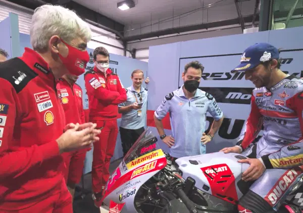 Gigi Dall&rsquo;Igna a Bastianini: &ldquo;Tutto perfetto tranne l&rsquo;ultimo giro, ca**o!"